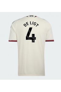 Manchester United Matthijs de Ligt #4 Jalkapallovaatteet Kolmaspaita 2026-27 Lyhythihainen